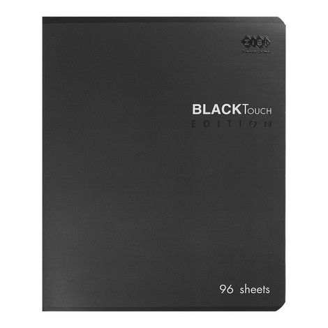 Тетрадь ученическая общая BLACK, 96 л., клетка, KIDS LINE - №1