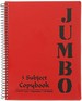 Блокнот MINTRA Mini Jumbo A5, 150 листов, клетка, красный - №1