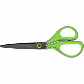 Ножницы Axent Titanium Lite 19 см, серо-салатовые