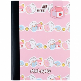 Блокнот с магн. закладкой, А5, 60 л., кл., ML