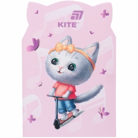 Блокнот мягкая обл., 48 л., Pink cat
