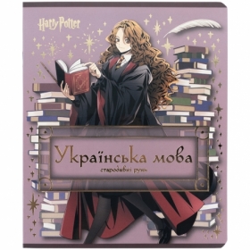 Тетрадь предметн. 24 л., лн., фольга+УФ, HP, укр. язык