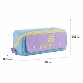 Пенал Kite 2702-4 голубовато-фиолетовый