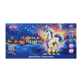 Пластилін UNICORN 12 кольорів, 192г, KIDS Line