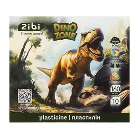 Пластилін DINO 10 кольорів, 160г, KIDS Line