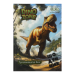 Дневник школьный ZiBi KIDS Line В5, 48 листов, твердая обложка-"сэндвич", DINO SHAPE - №1