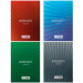 Книга канцелярская Buromax JOBMAX А4, 48 листов, линия, ассорти - №1