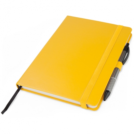 Книга записная Axent Partner Prime 14.5х21 см, 96 листов, клетка, желтая - №7