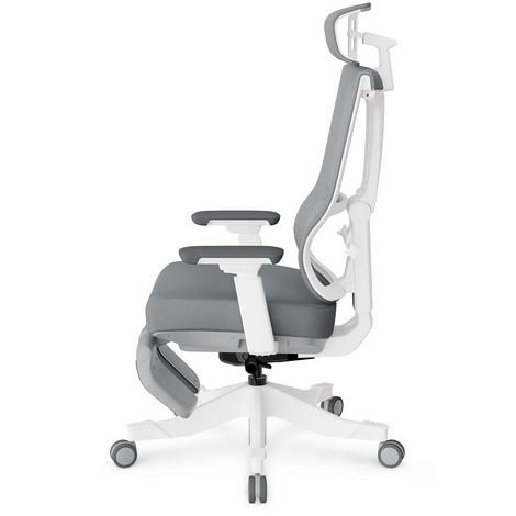 Кресло Mealux S6 Air Fabric Grey White - №2