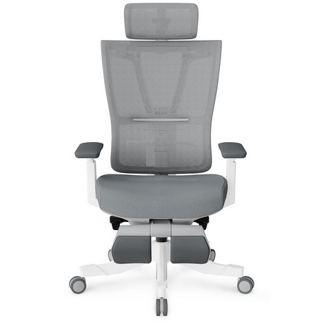 Кресло Mealux S6 Air Fabric Grey White - №3