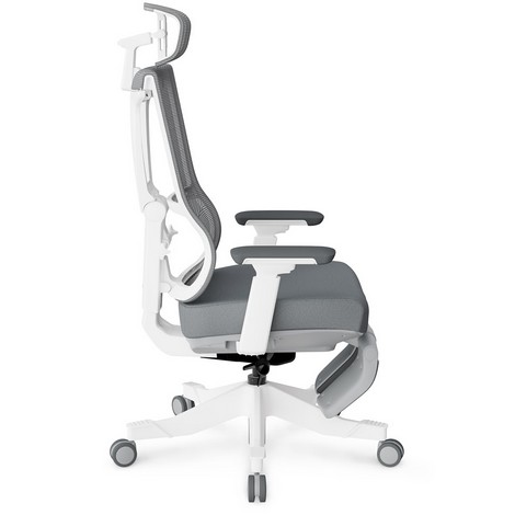Кресло Mealux S6 Air Fabric Grey White - №8
