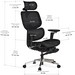 Кресло Mealux D2 Air Plus Black - №2