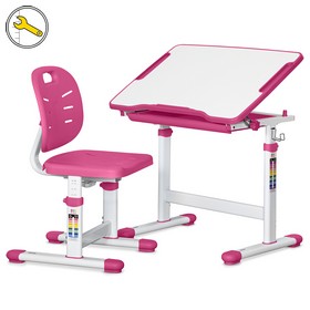 Комплект Evo-kids (стол+стул) Evo-05 Ergo Pink 