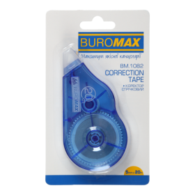 Коректор стрічковий Buromax 5 мм х 20 м, синій