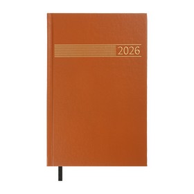 Щоденник датов. 2026 TIME, A5, коричневий, бумвініл