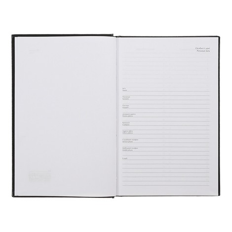 Ежедневник недат. AIRY, A5, синий, бумвинил, 336 стр. - №4