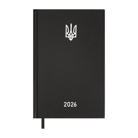Щоденник датов. 2026 AIRY, A5, чорний, бумвініл