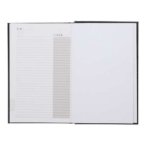 Ежедневник дат. 2026 SIMPLE, A5, синий, бумвинил - №8