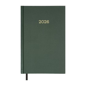 Щоденник датов. 2026 SIMPLE, A5,зелений , бумвініл