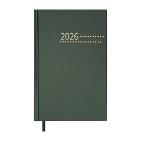 Щоденник датов. 2026 ZEST, A5,зелений , бумвініл