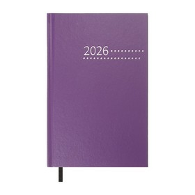 Щоденник датов. 2026 ZEST, A5, фіолетовий, бумвініл