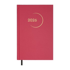 Щоденник датов. 2026 MADAM , A5, малиновий, бумвініл