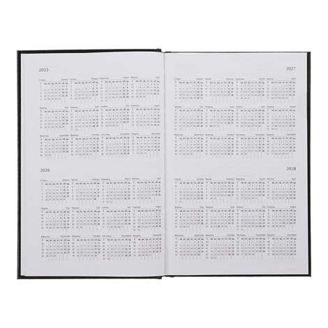 Ежедневник дат. 2026 MADAM, A5, малиновый, бумвинил - №5