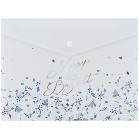 Папка на кнопке А5+ Flower Symphony-1