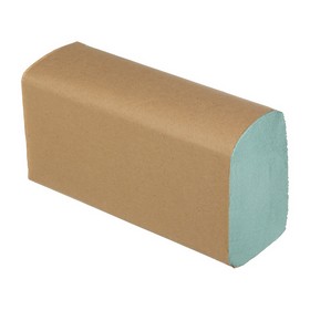 Рушники макулатурні Z-подібні, 200 шт., 22х23 см, зелені BUROCLEAN