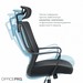 Кресло офисное Officepro Harmony OC310-B-B-B Black - №10