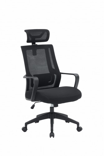 Кресло офисное Officepro Harmony OC310-B-B-B Black - №5
