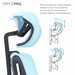 Офисное кресло офисное Officepro Harmony OC310-B-BL-BL Black/Blue - №10