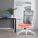Кресло офисное Officepro Balance OC550-W-DG-OR White/Dark Gray/Orange - №7