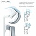Кресло офисное Officepro Balance OC550-W-DG-OR White/Dark Gray/Orange - №10