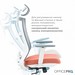 Кресло офисное Officepro Balance OC550-W-DG-OR White/Dark Gray/Orange - №12