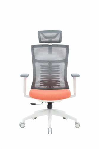 Кресло офисное Officepro Balance OC550-W-DG-OR White/Dark Gray/Orange - №2