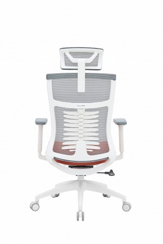 Кресло офисное Officepro Balance OC550-W-DG-OR White/Dark Gray/Orange - №3