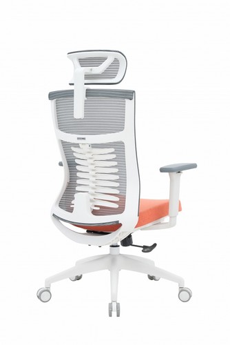 Кресло офисное Officepro Balance OC550-W-DG-OR White/Dark Gray/Orange - №4