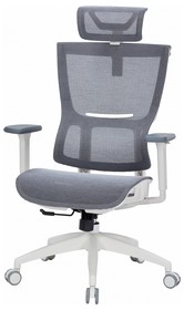 Крісло офісне Officepro Elegant OC660-W-LG-LG White/Light Gray
