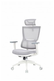 Крісло офісне Officepro Elegant OC600-W-LG-LG White/Light Gray