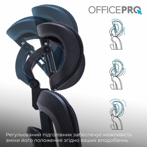 Офисное кресло Officepro Skyline OC580-B-B-B Black - №12