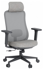 Крісло офісне Officepro Wave OC599-B-DG-DG Black/Dark Gray