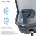 Офисное кресло Officepro Wave OC599-B-DG-DG Black/Dark Gray - №7