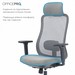 Офисное кресло Officepro Wave OC599-B-DG-DG Black/Dark Gray - №17