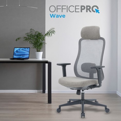 Офисное кресло Officepro Wave OC599-B-DG-DG Black/Dark Gray - №15