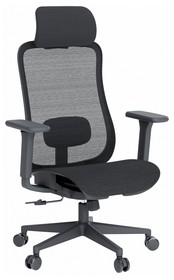 Крісло офісне Officepro Wave OC670-B-B-B Black