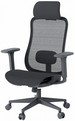 Офисное кресло Officepro Wave OC670-B-B-B Black - №9