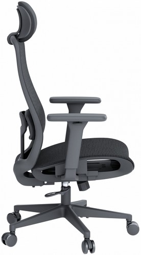 Офисное кресло Officepro Wave OC670-B-B-B Black - №4
