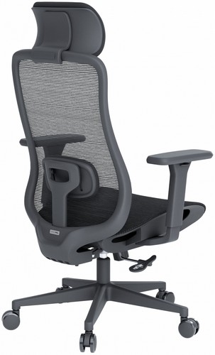 Офисное кресло Officepro Wave OC670-B-B-B Black - №5