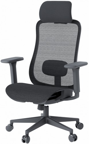 Офисное кресло Officepro Wave OC670-B-B-B Black - №9